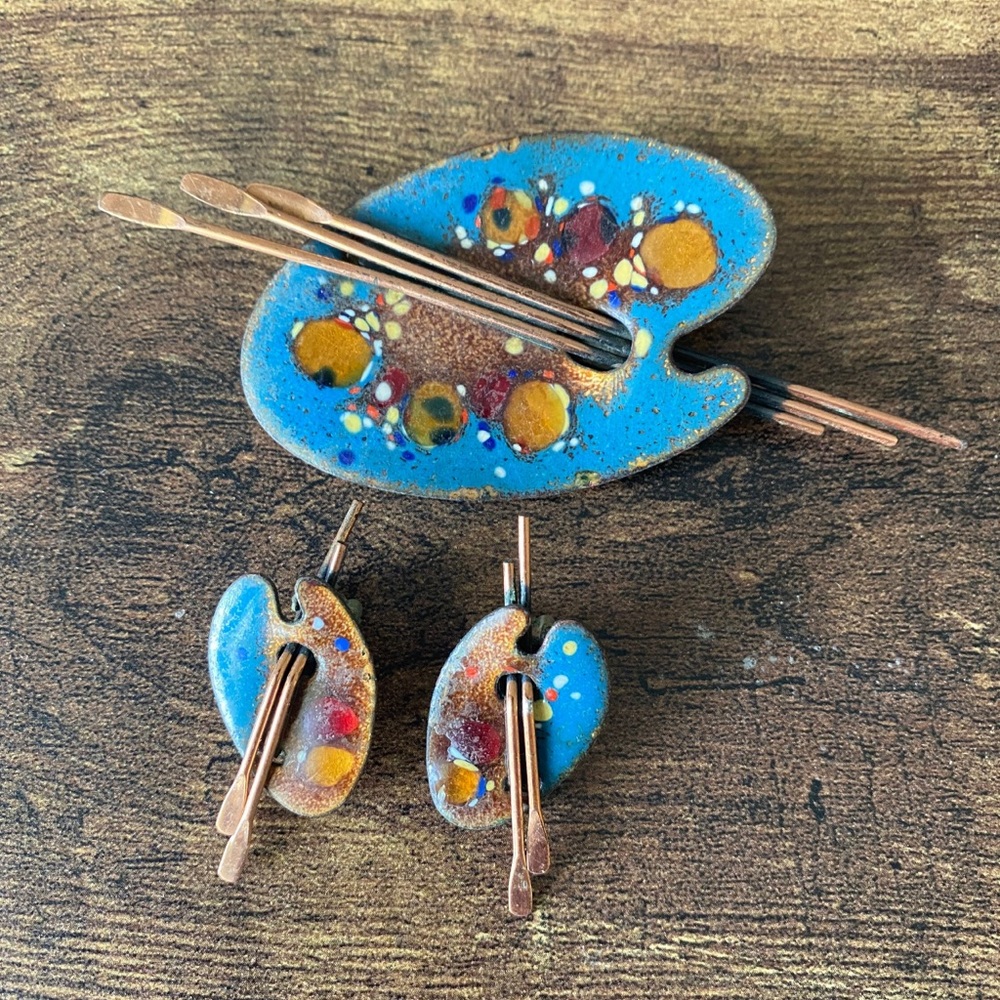 Matisse art palette jewelry set